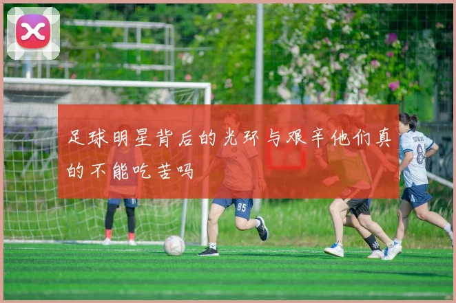 足球明星背后的光环与艰辛他们真的不能吃苦吗